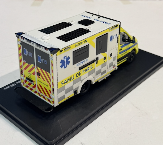 MERCEDES BENZ SPRINTER WAS SAMU DE PARIS PERFEX 1/43