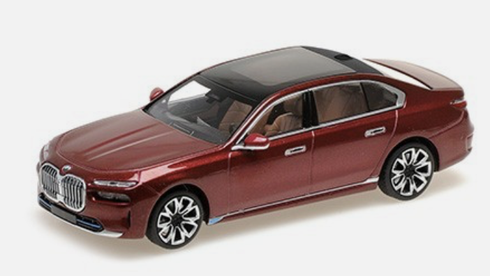 BMW I7 – 2023 ROUGE METALLIC Minichamps 1/43