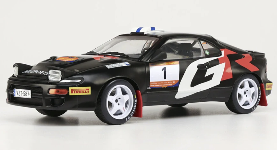 Toyota Celica GT-Four ST185 #1 Latvala/Hussi Winner Rally Costa Brava 2025 IXO 1/18