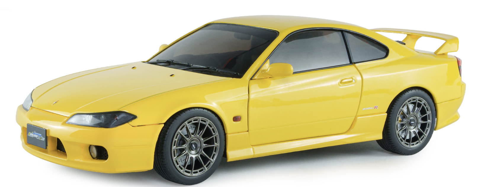 NISSAN SILVIA (S15) SPEC-R AERO – JAUNE– 1999 SOLIDO 1/18