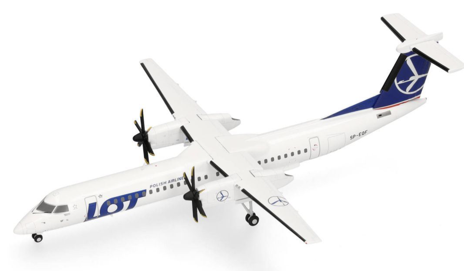 LOT Polish Airlines Bombardier Q400 SP-EQF HERPA 1/200