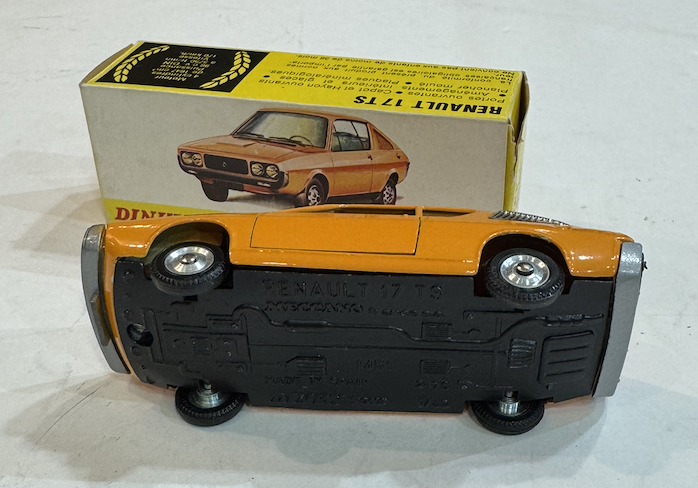 RENAULT 17 TS ORANGE 1970 DINKY TOYS 1/43°