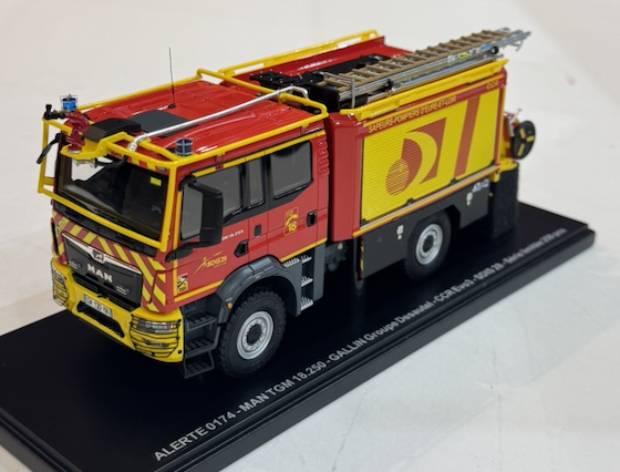 MAN TGM 18.250 GALLIN CCR EVO3 SDIS 28 ALERTE 1/43