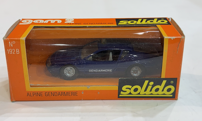 ALPINE A310 GENDARMERIE 1980 SOLIDO 1/43°