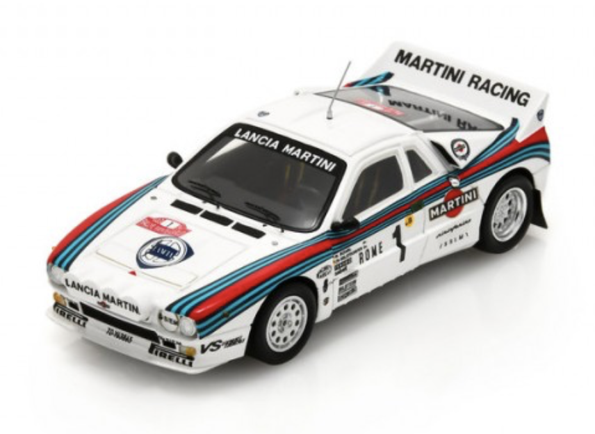 LANCIA 037 Rallye N°1 Vainqueur Rallye Monte Carlo 1983 SPARK 1/43