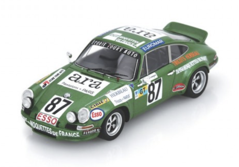 PORSCHE Carrera 2.8 RSR N°87 20ème 24H Le Mans 1975 SPARK 1/43