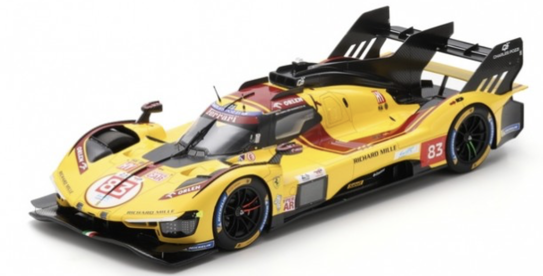 FERRARI 499P N°83 AF CORSE Vainqueur 24H Le Mans 2025 LOOK SMART 1/12