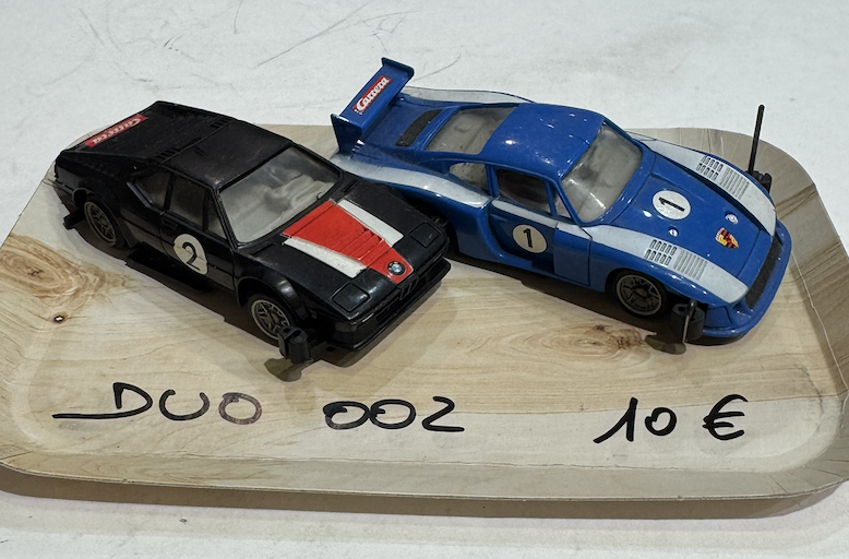 DUO SLOT ALLEMANDE CARRERA 1/43