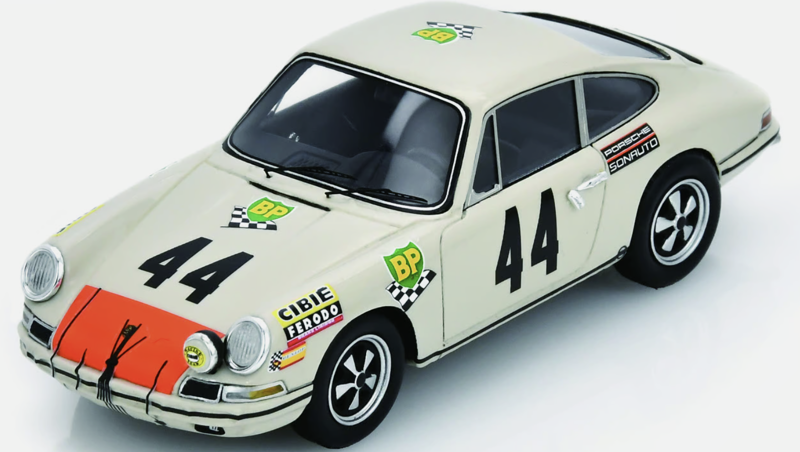 PORSCHE 911T N°44 24H Le Mans 1968 spark 1/43