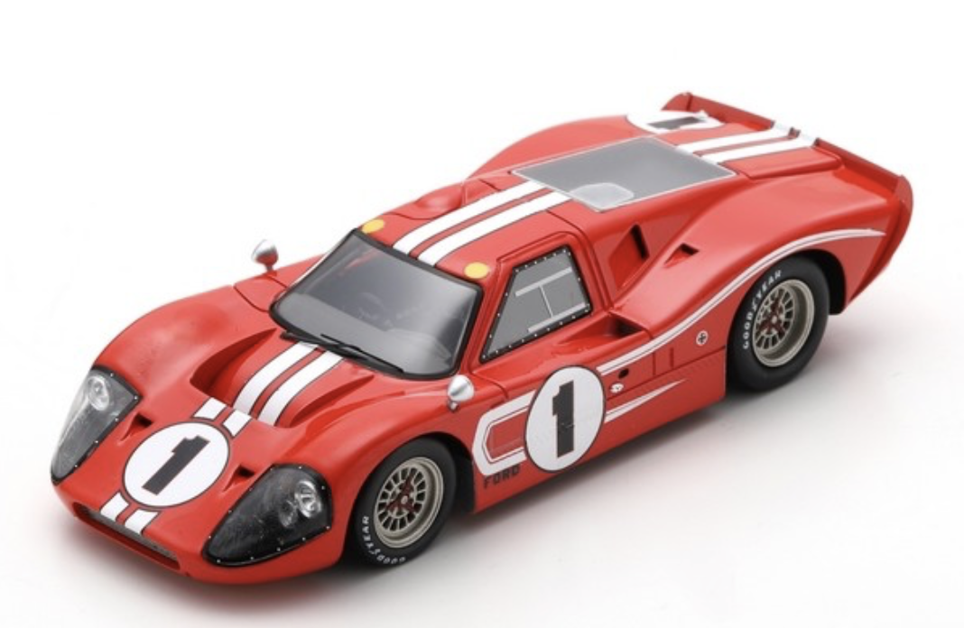 FORD MK IV N°1 Vainqueur 24H Le Mans 1967 spark 1/43