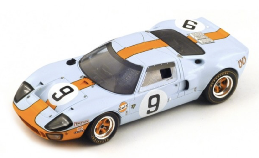 FORD GT40 Gulf N°9 LM68 VAINQUEUR spark 1/43