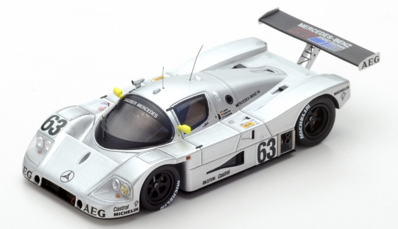 SAUBER MERCEDES C9 N°63 Vainqueur 24 Heures Le Mans 1989 spark 1/43