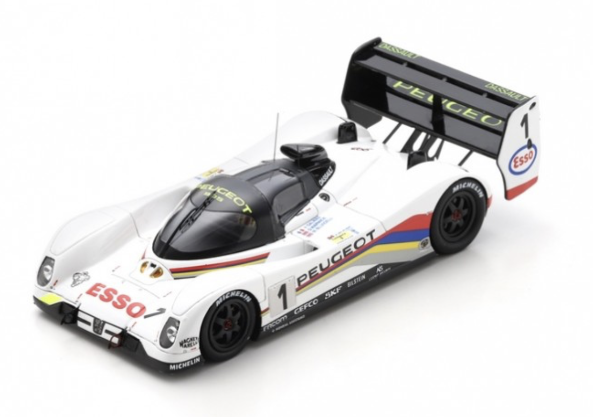 PEUGEOT 905 N°1 Vainqueur 24H Le Mans 1992 spark 1/43