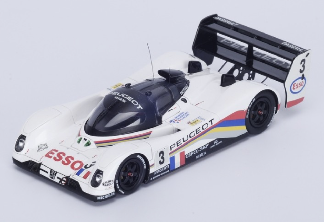 PEUGEOT 905 N°3 VAINQUEUR 24H Le Mans 1993 spark 1/43