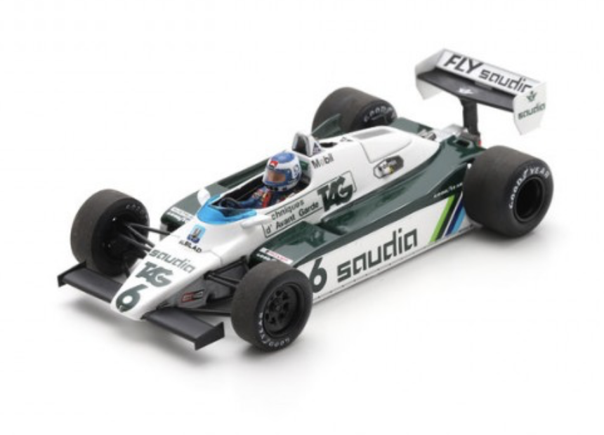 WILLIAMS FW08 N°6 Vainqueur GP Suisse 1982 Keke Rosberg spark 1/43
