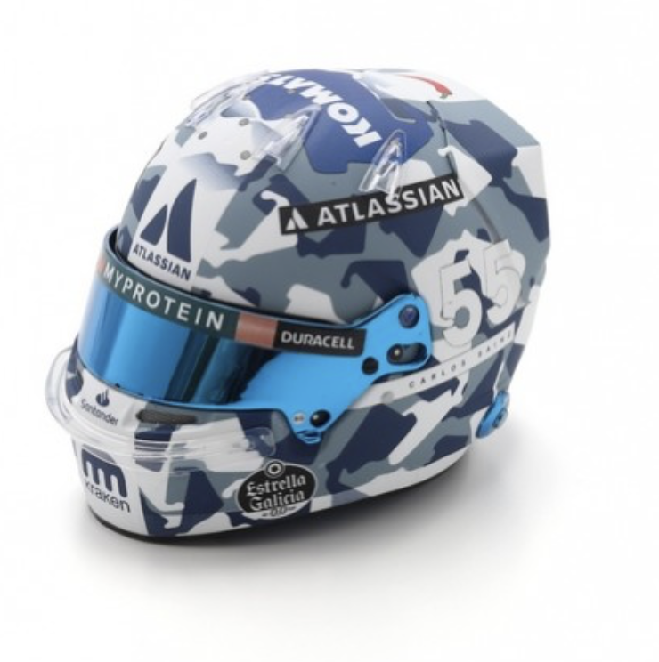 CASQUE Carlos Sainz - Williams Racing – GP GB 2025 spark 1/5