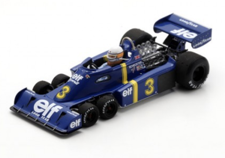 TYRRELL P34 3 1er GP Suède 1976 Jody Scheckter spark 1/43