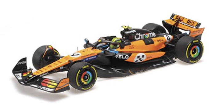 McLaren Mercedes MCL39 4 Lando Norris F1 Winner Monaco 2025 Minichamps 1/18