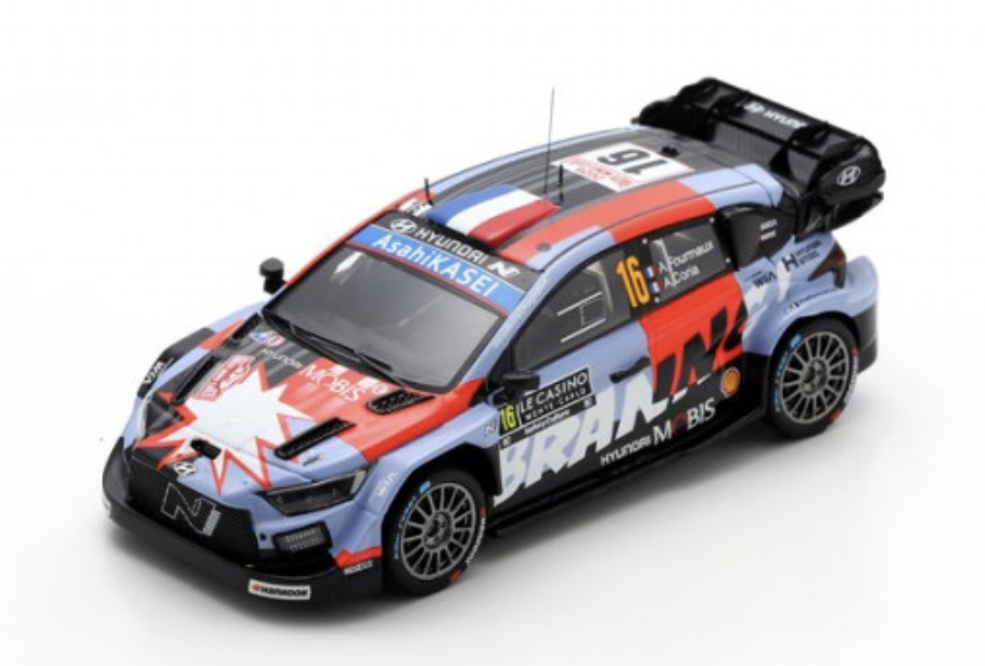 HYUNDAI i20 N Rally1 N°16 HYUNDAI SHELL MOBIS WORLD RALLY TEAM Rallye Monte Carlo 2026 SPARK 1/43
