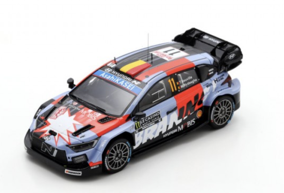 HYUNDAI i20 N Rally1 N°11 HYUNDAI SHELL MOBIS WORLD RALLY TEAM Rallye Monte Carlo 2026 SPARK 1/43