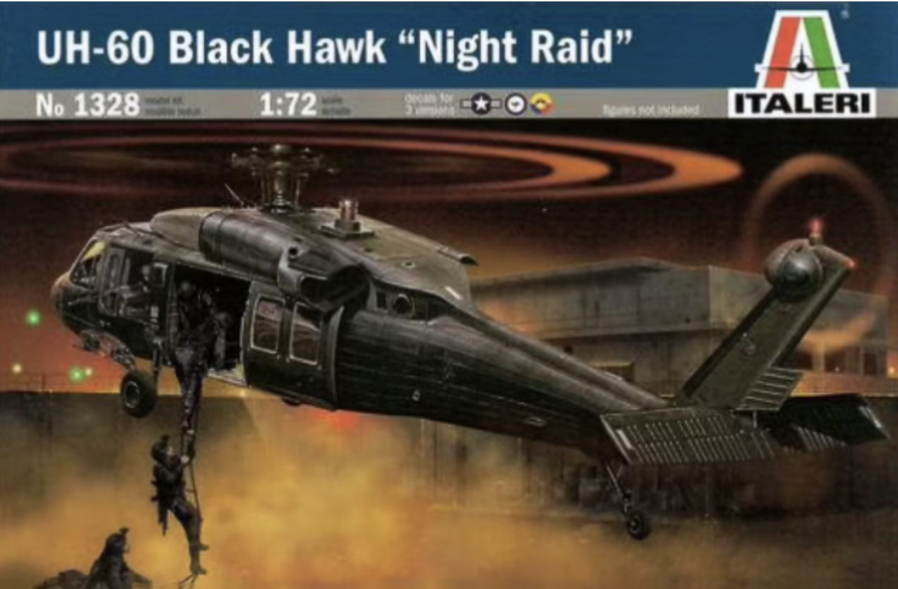 UH-60 Black Hawk "Night Raid" ITALERI 1/72