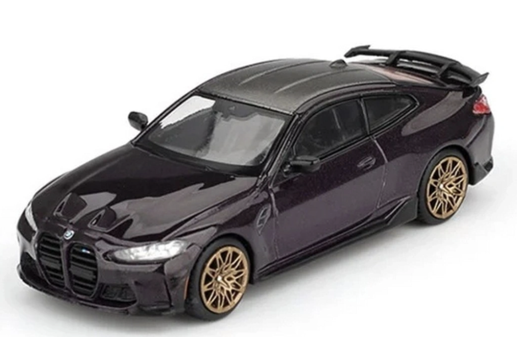 BMW M4 M PERFORMANCE DAYTONA VIOLET MINI GT 1:64