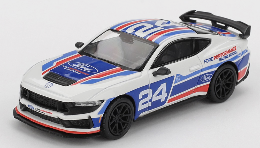 FORD MUSTANG DARK HORSE #24 FORD PERFORMANCE RACING SCHOOL LHD 1/64