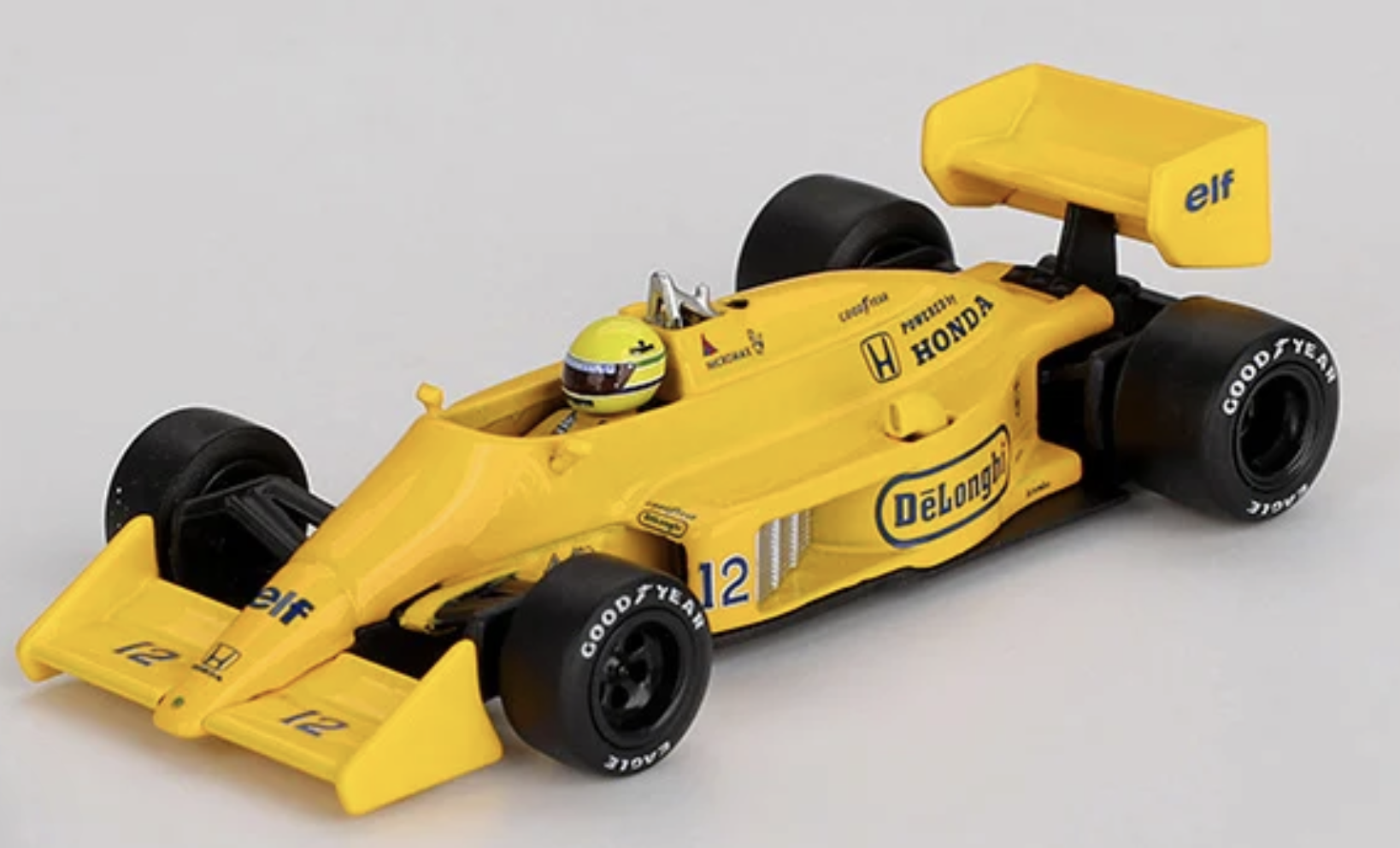 Lotus 99T #12 Ayrton Senna 1987 Monaco Grand Prix Winner 1/64