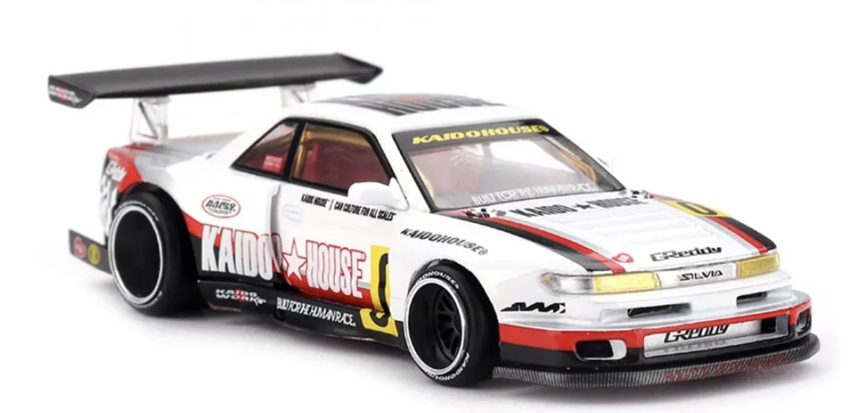 NISSAN SILVIA S13-R CIRCUIT SPEC V1 -- KAIDO HOUSE X MINI GT 1/64