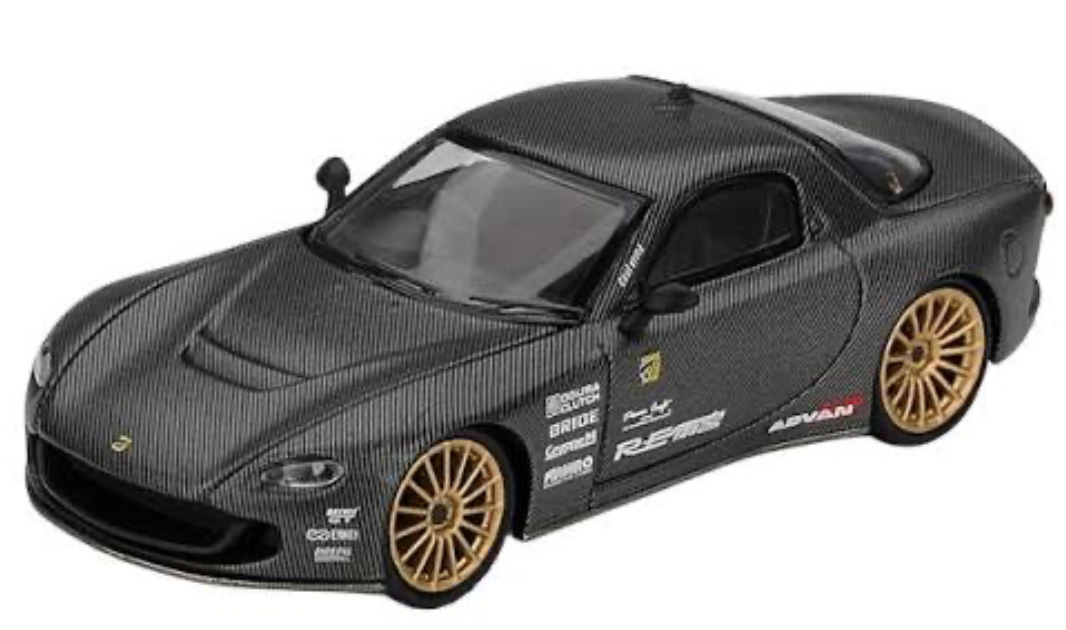 Mazda RX-7 RE-Amemiya Matsukiyo KOKU 3 rotor NA-7 tas MINI GT 1/64