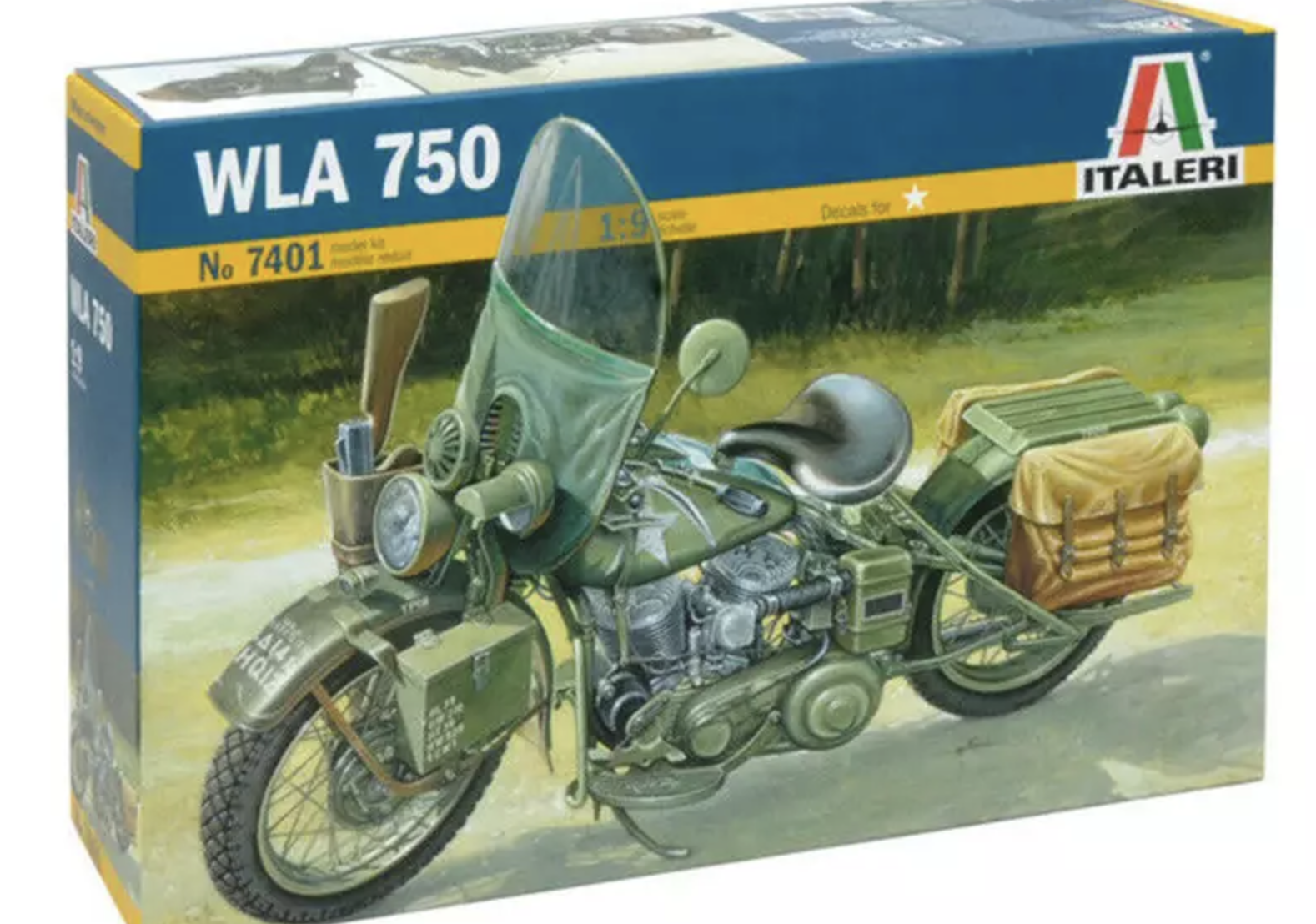 Harley-Davidson WLA 750 - ITALERI 1/9