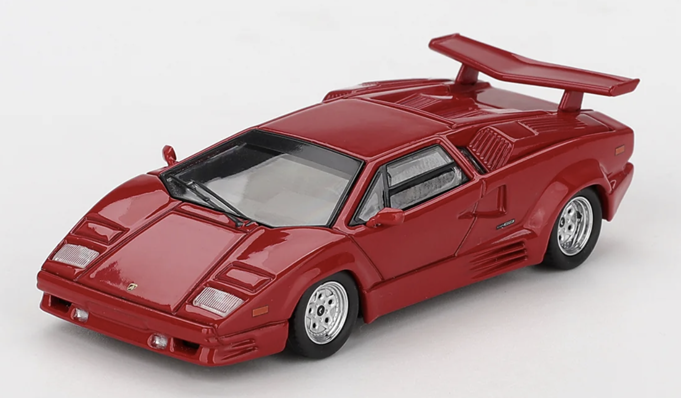 Lamborghini Countach 25th Anniversary Red 1/64