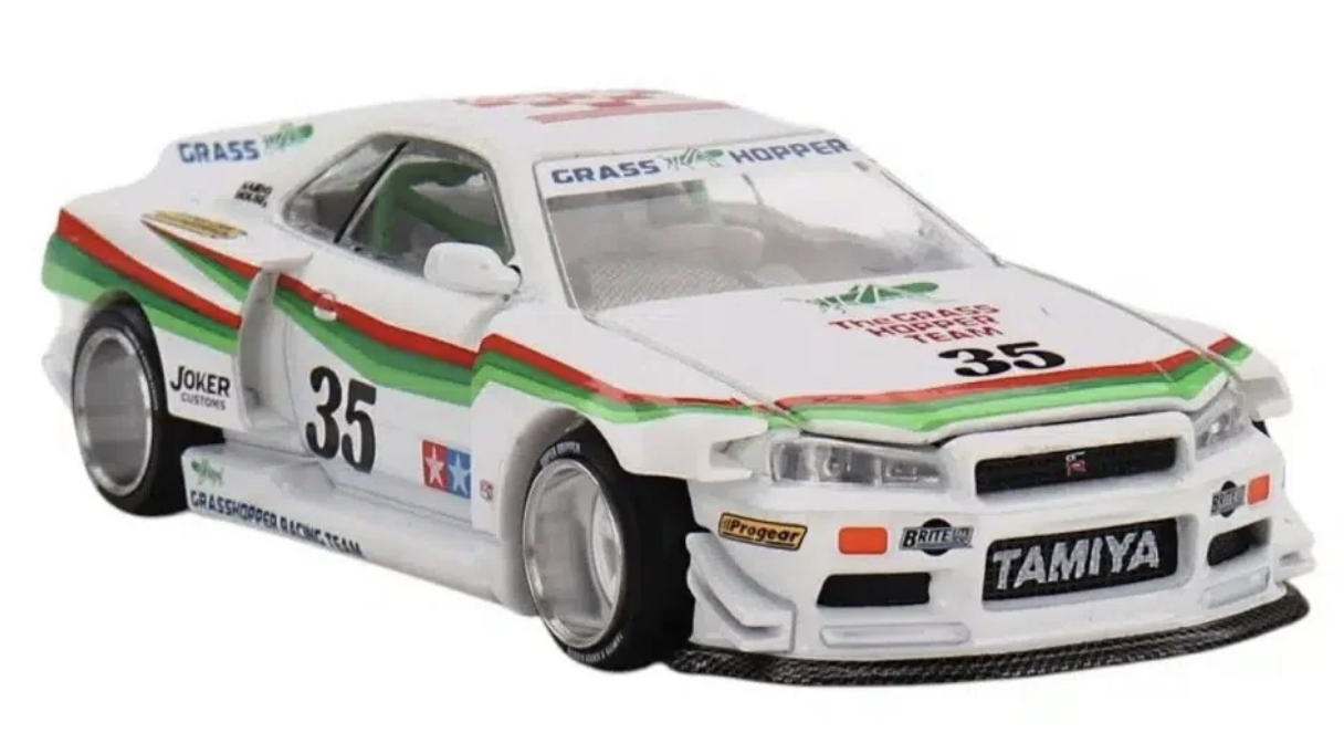 Nissan Skyline GT-R (R34) Tamiya The Grasshopper V1 Kaido House 1/64