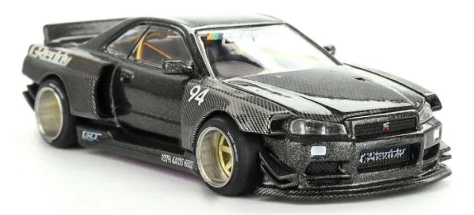 Nissan Skyline GT-R ( R34 ) Kaido Works GReddy V2 Kaido House 1/64