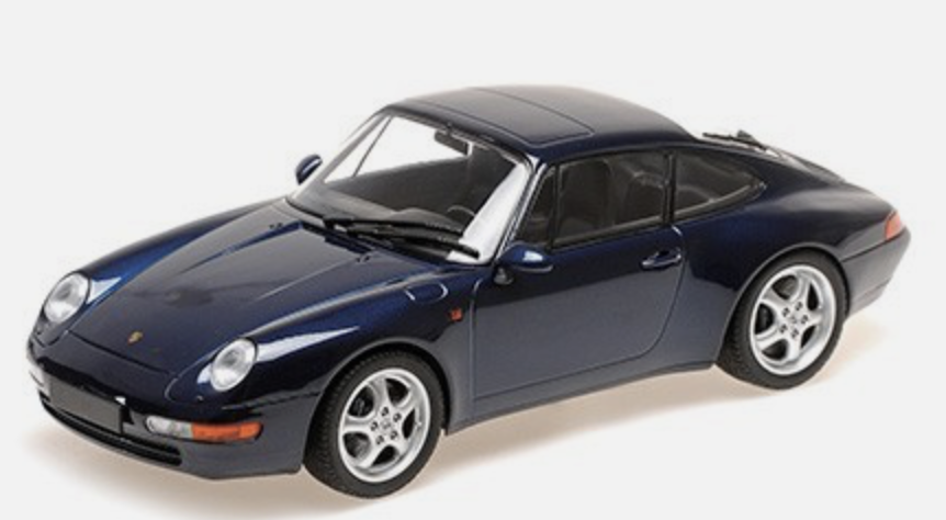 PORSCHE 911 (993) – 1993 – Bleu METALLIC MINICHAMPS 1/18