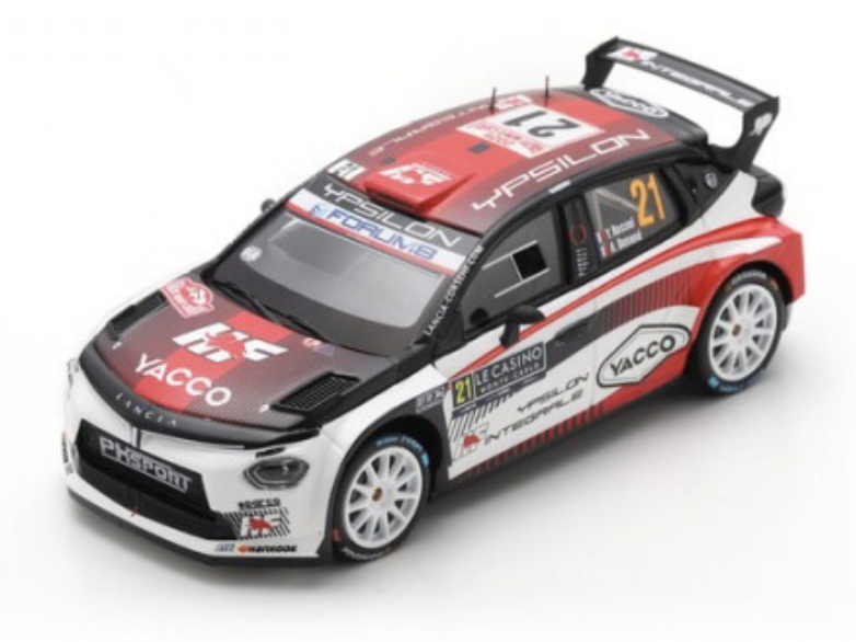 LANCIA Ypsilon HF N°21 LANCIA CORSE HF Rallye Monte Carlo 2026 SPARK 1/43