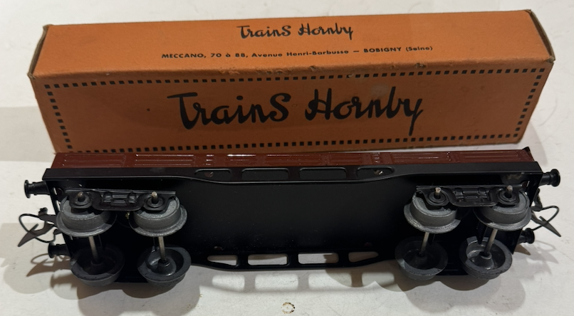 WAGON A RIDELLES BASSES TRAIN HORNBY O 1/43