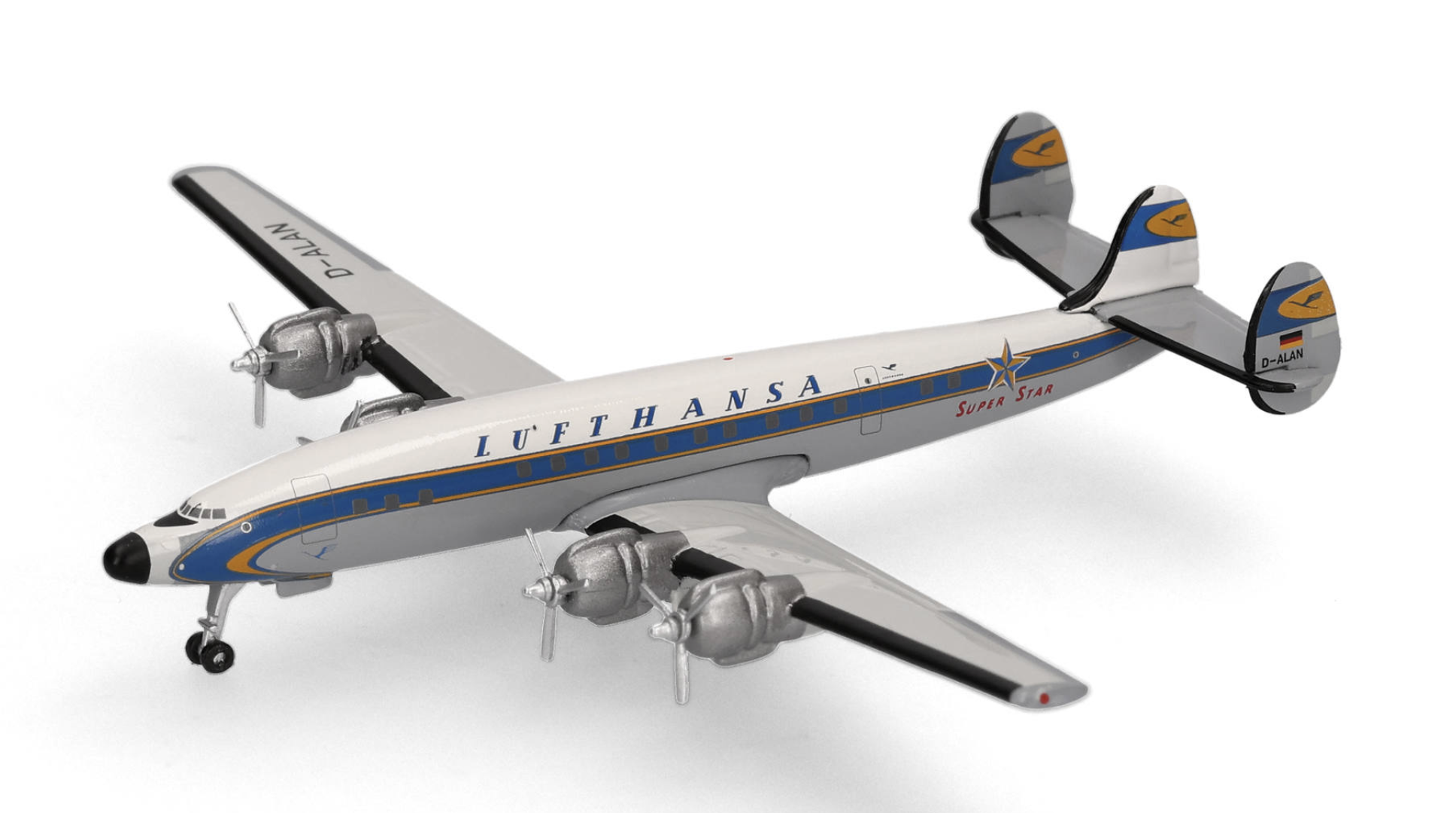 Lufthansa Lockheed L-1649A Super Star – D-ALAN  HERPA 1/500