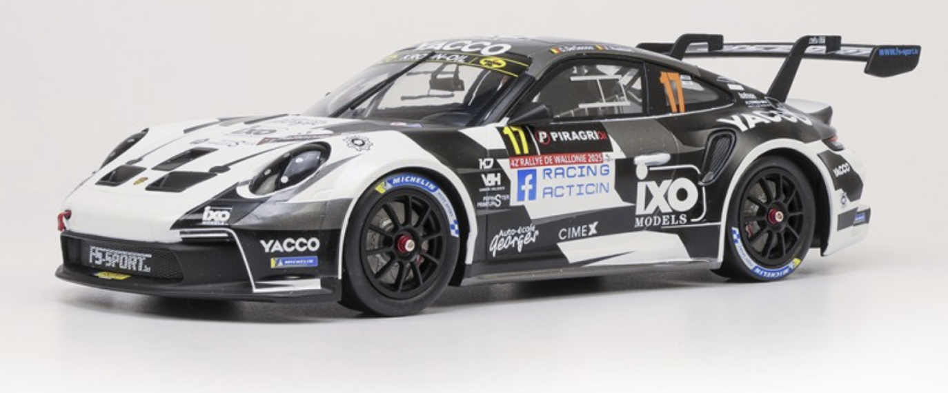 Porsche 992 Rally GT 17 Rallye de Wallonie 2025 IXO 1/18