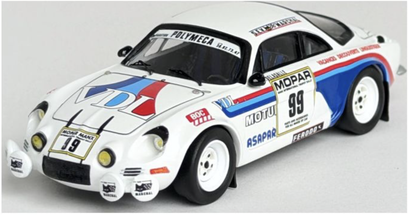 Alpine Renault A110 Manx Rally 1979 TROFEU 1/43