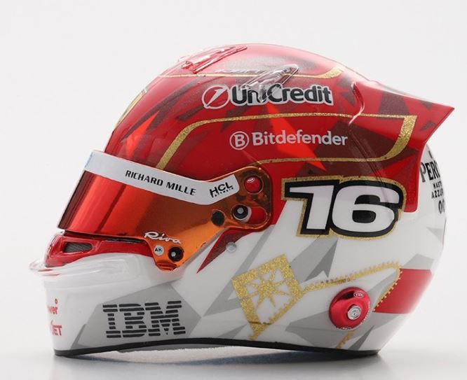 Casque Charles Leclerc Ferrari F1 Las Vegas 2025 Looksmart 1/5