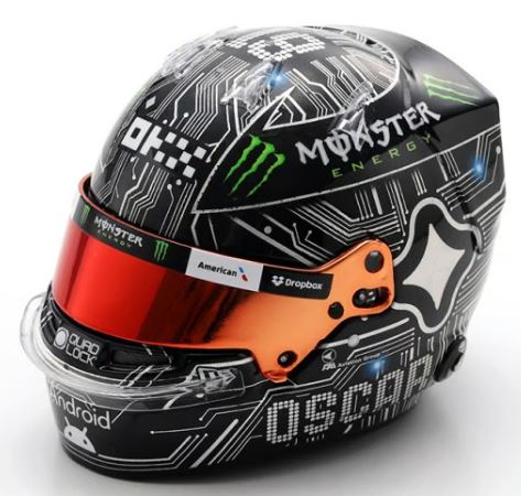 Casque Oscar Piastri McLaren F1 USA Austin 2025 Spark 1/5