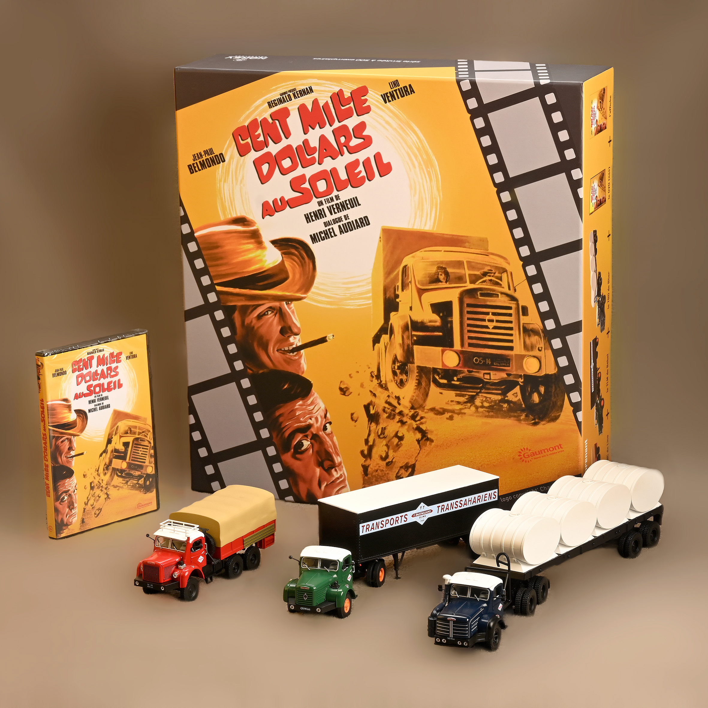 COFFRET "CENT MILLE DOLLARS AU SOLEIL" MINIATURES LYON 1/43°