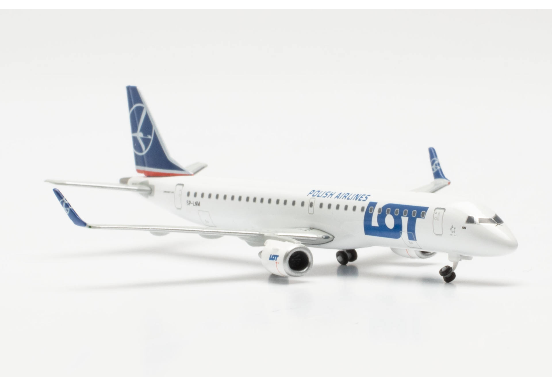 EMBRAER E195 POLISH AIRLINES LOT HERPA 1/500°