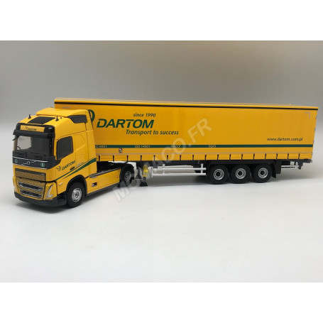 VOLVO FH 2020 TAUTLINER DARTOM TRANSPORT ELIGOR 1/43°