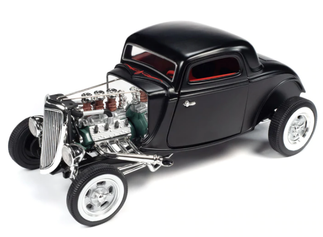 FORD 3-WINDOW COUPE 1934 AUTO WORLD 1/18°