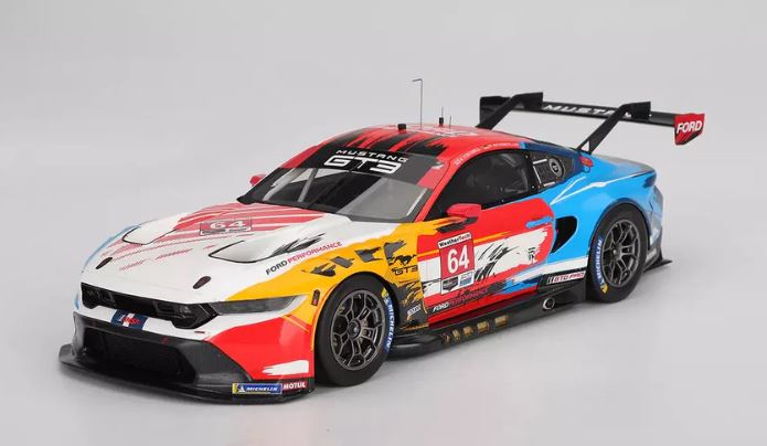 FORD Mustang GT3 N°64 Ford Multimatic Motorsports IMSA Laguna Seca 2024 M. Rockenfeller - H.Tincknell