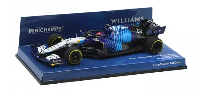 WILLIAMS FW43B RUSSEL BAHRAIN GP 2021 MINICHAMPS 1/43°