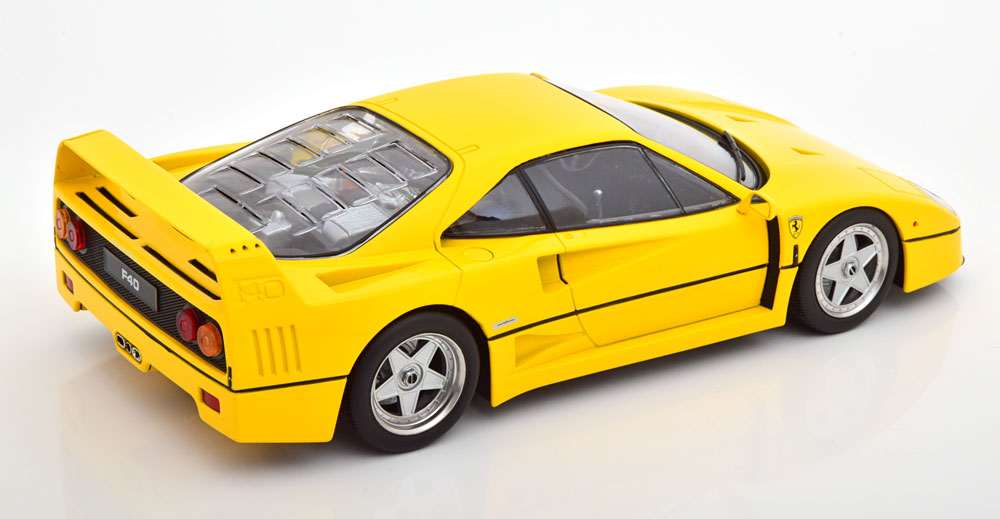 FERRARI F40 JAUNE K SCALE K 1987 1/18°
