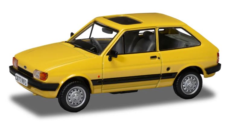 Ford Fiesta Mk2 1.1L, Citrine Yellow Corgi 1/43